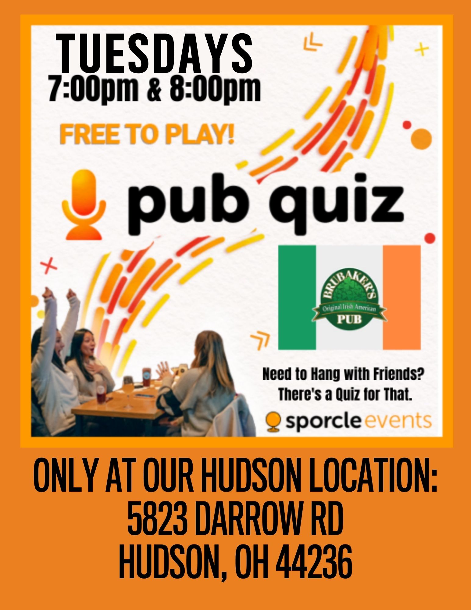 Trivia Tuesday Nights in Hudson
