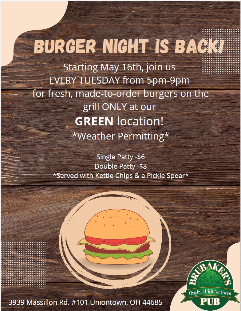 Burger Night Green