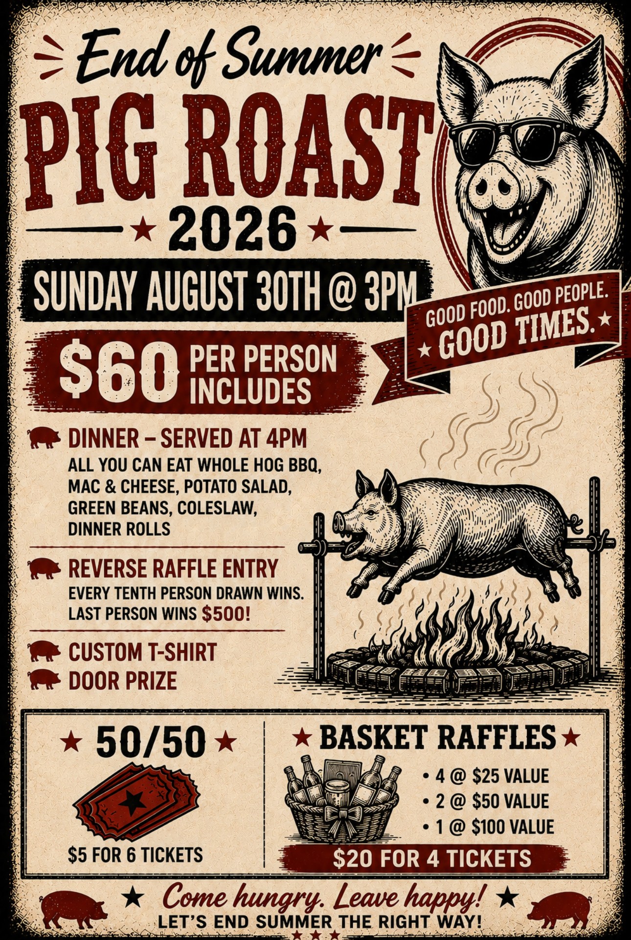End of Summer Pig Roast